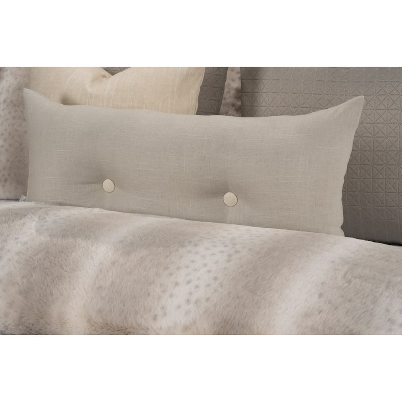 Siscovers Bernard Leopard Print Faux-Fur Duvet Set