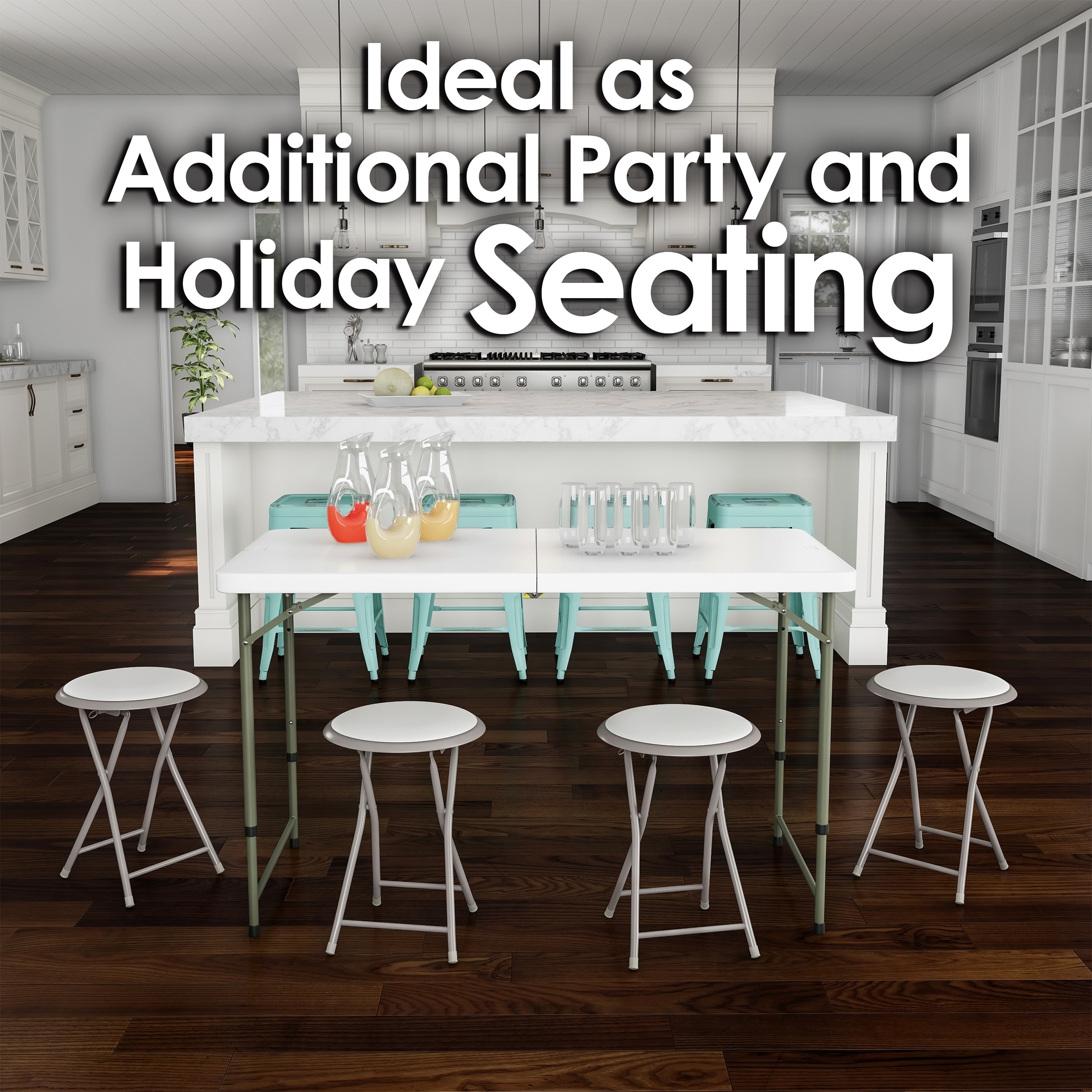 cushioned folding stool trademark home