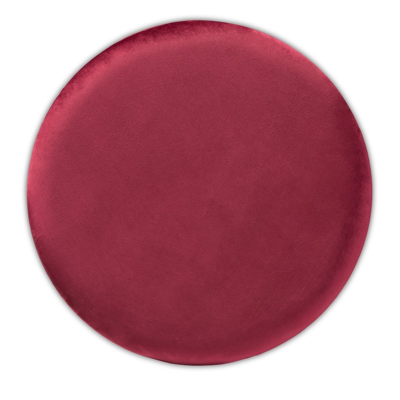 Marisa Glam and Luxe Upholstered Storage Ottoman