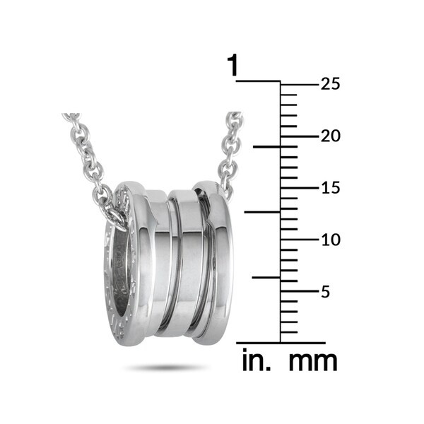 3 Band Ring Pendant Necklace Length 