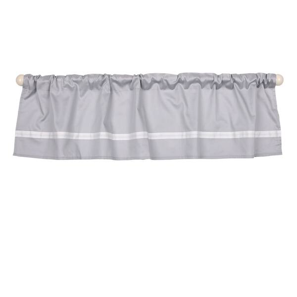 slide 1 of 1, The Peanut Shell Tailored Window Valance in Grey