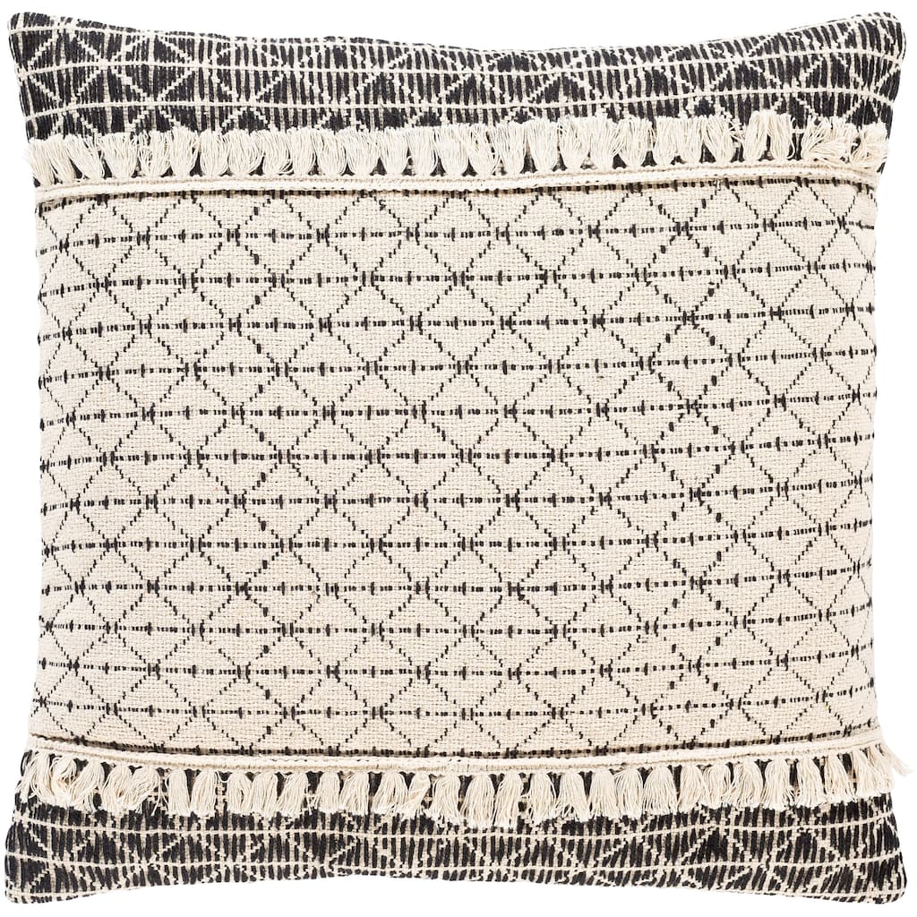 Artistic Weavers Jena Bohemian Cotton 18-inch Poly or Feather Down Throw Pillow
