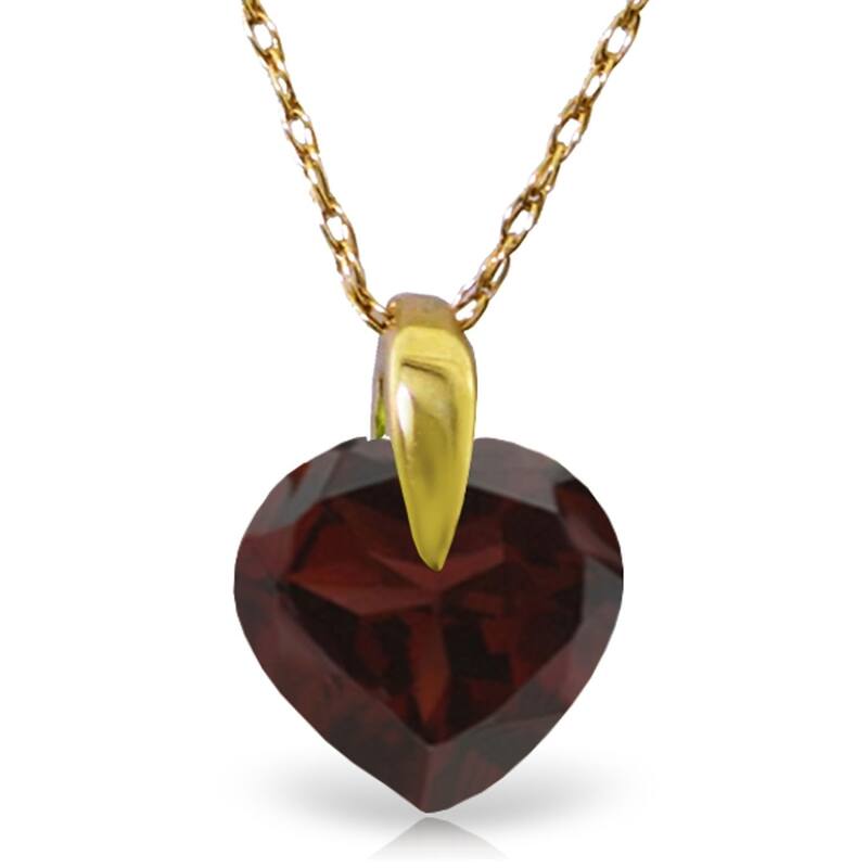 1.15 Carat 14K Gold Visions of You Garnet Necklace