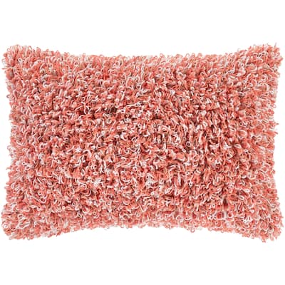 Artistic Weavers Malin Hand-Woven Shag 14 x 22-inch Poly or Down Lumbar Pillow