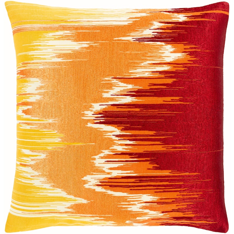 Artistic Weavers Lena Modern Hand-Embroidered 18-inch Throw Pillow Cover