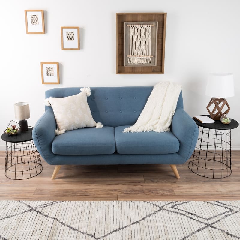 Set of 2 Nesting End Tables by Lavish Home - 17.5 x 17.5 x 20.5