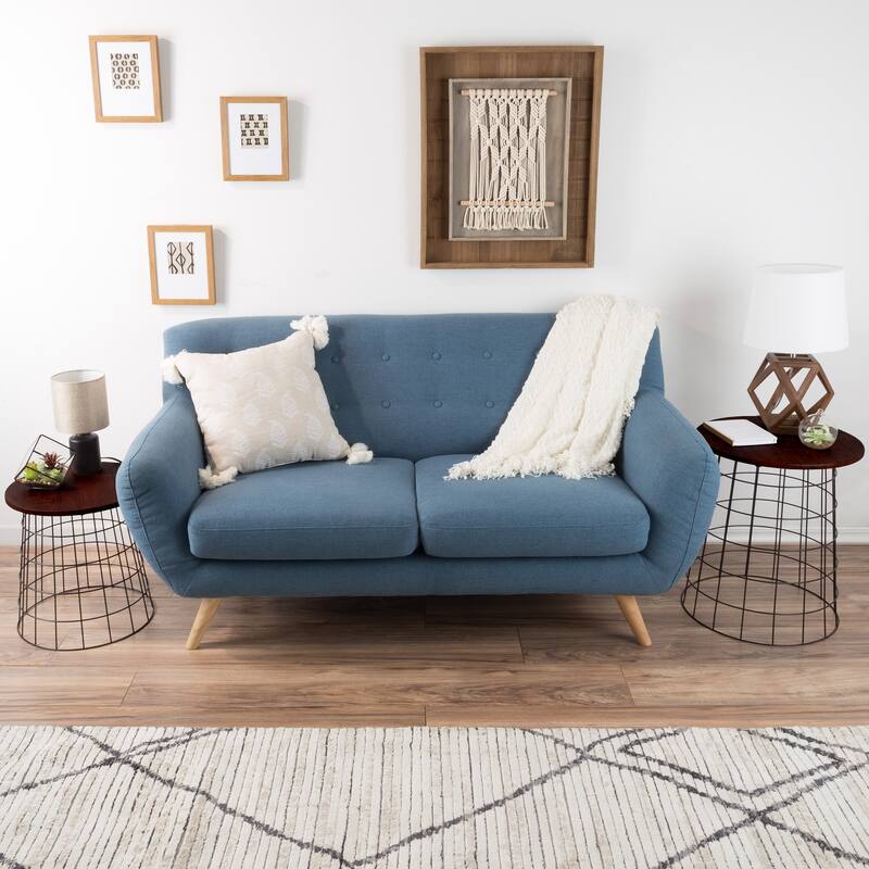 Set of 2 Nesting End Tables by Lavish Home - 17.5 x 17.5 x 20.5