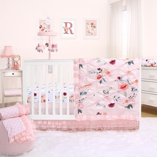 Rose 3-Piece Crib Bedding Set by The Peanutshell