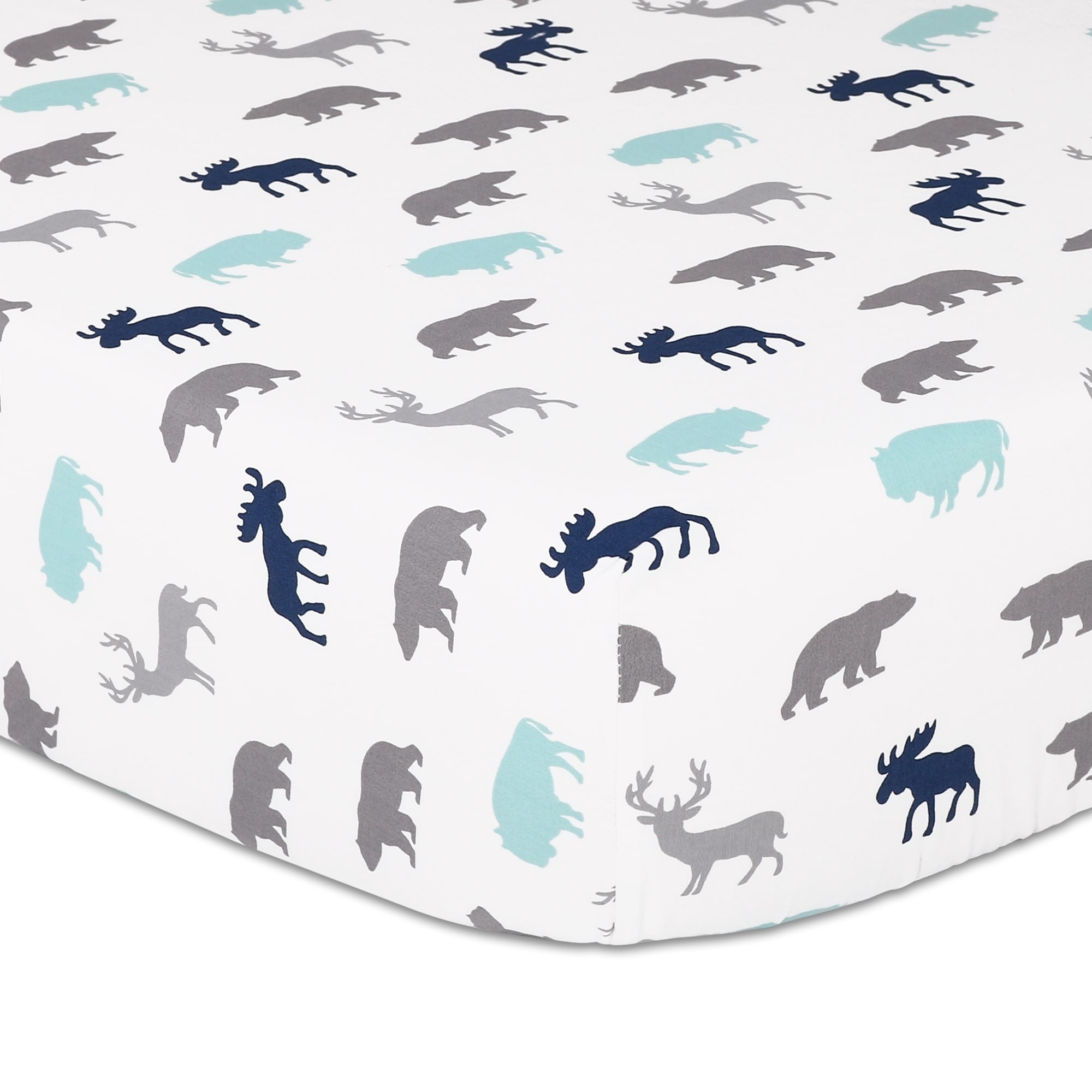 The Peanutshell Woodland Trail 4-Piece Crib Set buybuy BABY