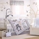 preview thumbnail 1 of 2, Little Haven Woodland Friends 3 Piece Crib Set - Grey