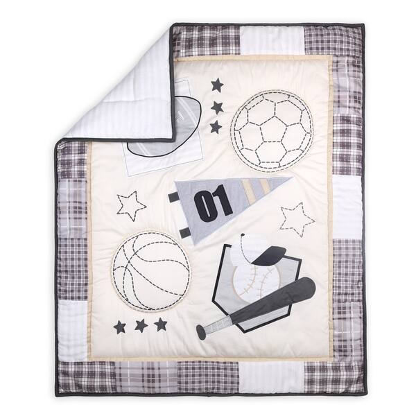 Shop Sports League 3 Piece Crib Bedding Set By The Peanutshell