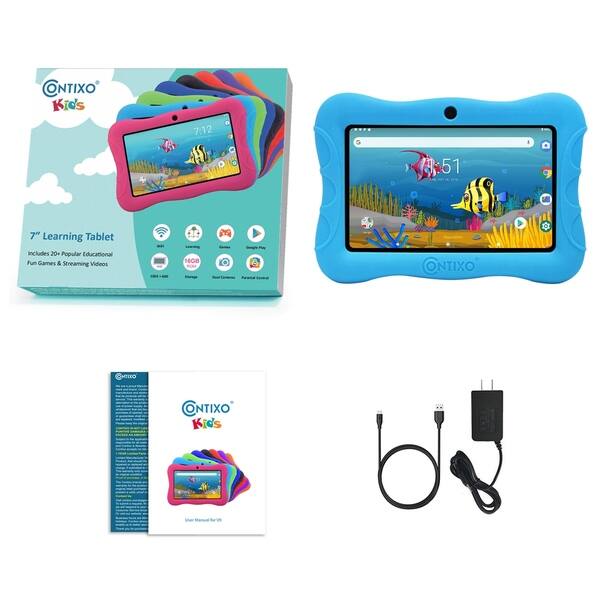 Contixo 7 Kids Tablet Best V8 3 16gb Android 8 1 Touch Screen Display Dual Wifi Camera W Kid Proof Case Pink Overstock Contixo 7 Kids Tablet Best V8 3 16gb Android 8 1 Touch Screen Display Dual Wifi Camera W Kid Proof Case Pink Overstock