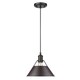 preview thumbnail 17 of 16, Orwell 1 Light Pendant - 10"