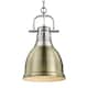 Option Pewter with Aged Brass