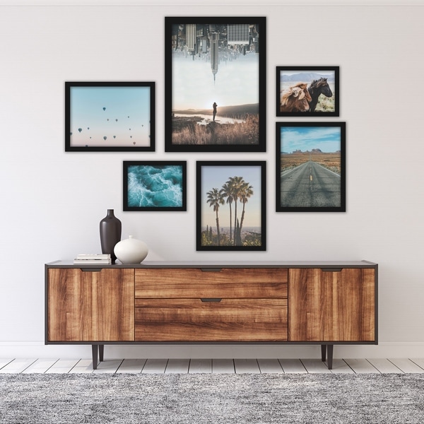 City and Country Wanderlust Photography Framed Art Set