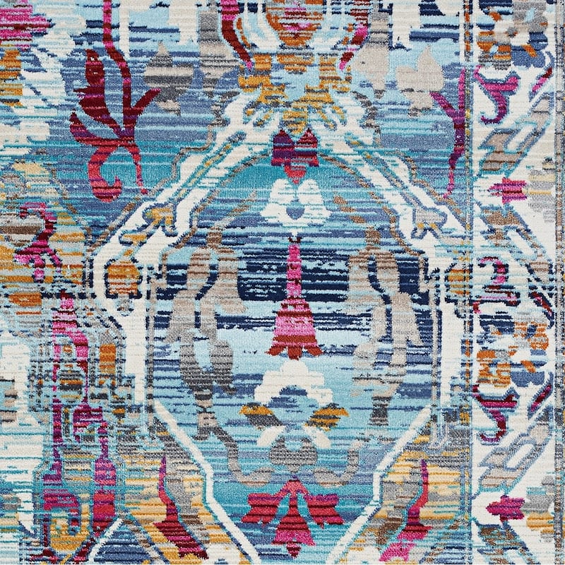 Jewel Tamra Topaz-Pink Area Rug