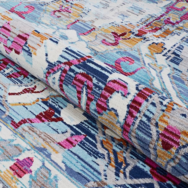 Jewel Tamra Topaz-Pink Area Rug