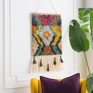 Artistic Weavers Aularia Hand Knotted Wool Bohemian/Global Tapestry - 17" x 23"