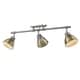 preview thumbnail 21 of 32, Duncan Semi-Flush - Track Light Pewter with Aged Brass