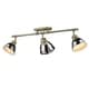 preview thumbnail 1 of 32, Duncan Semi-Flush - Track Light Aged Brass with Chrome