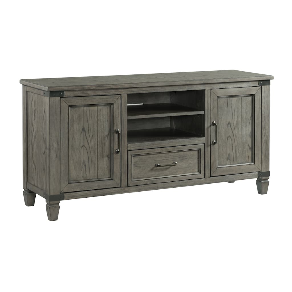 The Gray Barn Georgia Brushed Pewter 60-inch Media Console