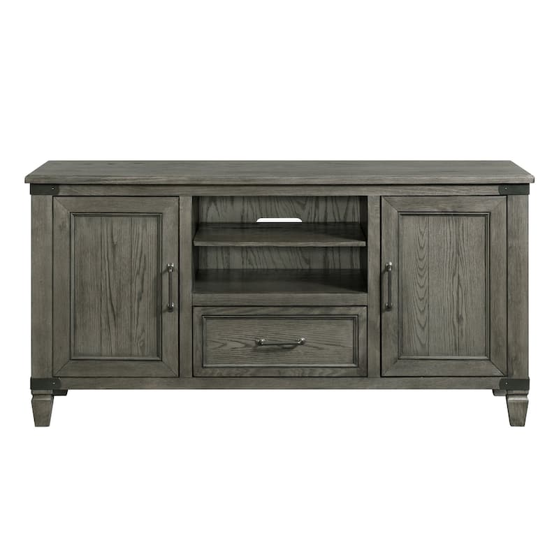 The Gray Barn Georgia Brushed Pewter 60-inch Media Console