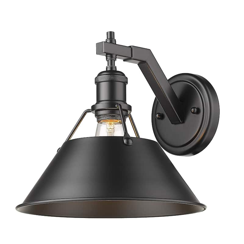 Orwell 1-light Conical Metallic Wall Sconce