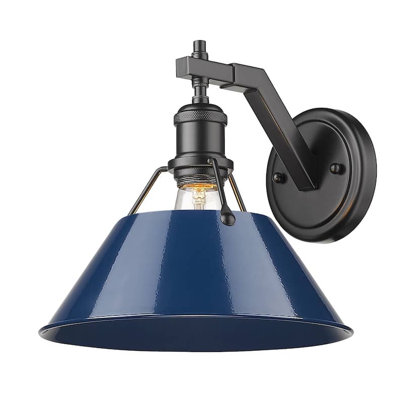 Orwell 1-light Conical Metallic Wall Sconce