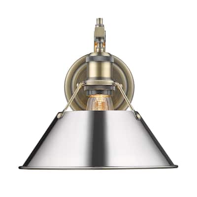 Orwell 1-light Conical Metallic Wall Sconce