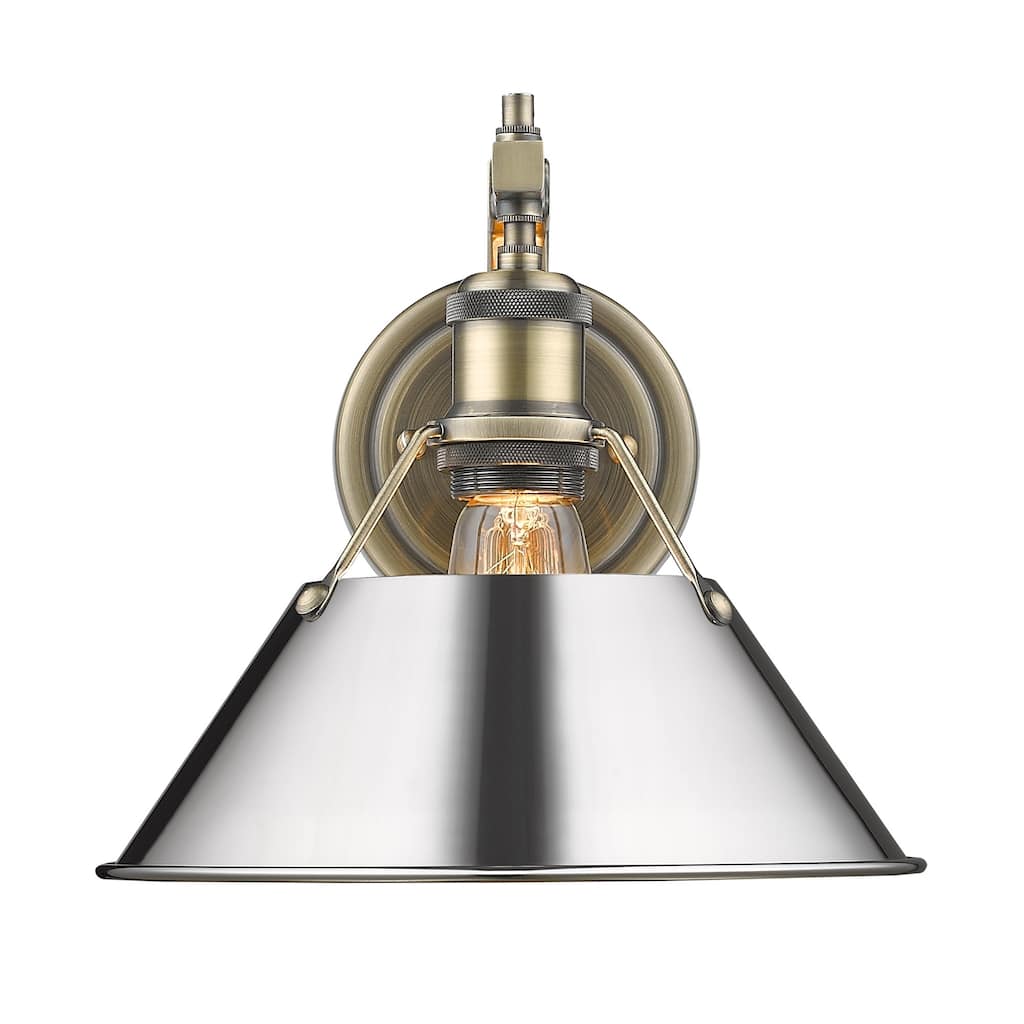 Orwell 1-light Conical Metallic Wall Sconce