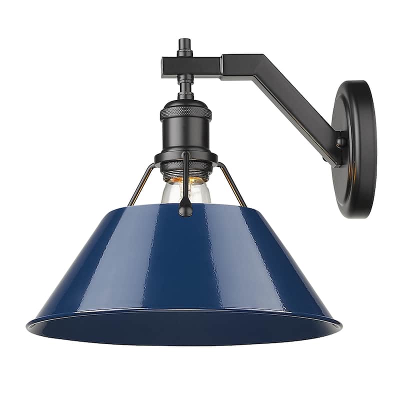 Orwell 1-light Conical Metallic Wall Sconce
