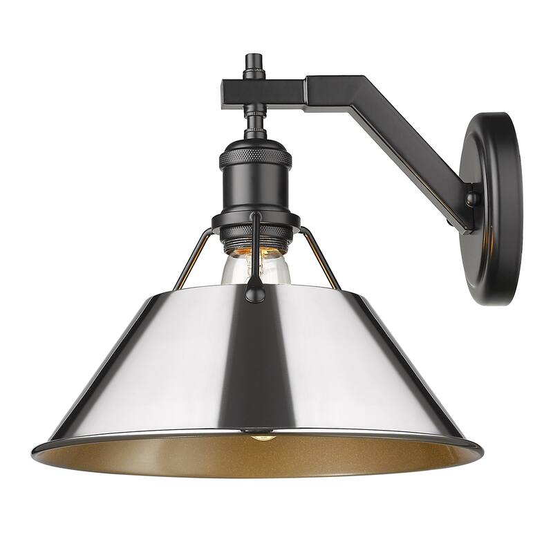 Orwell 1-light Conical Metallic Wall Sconce