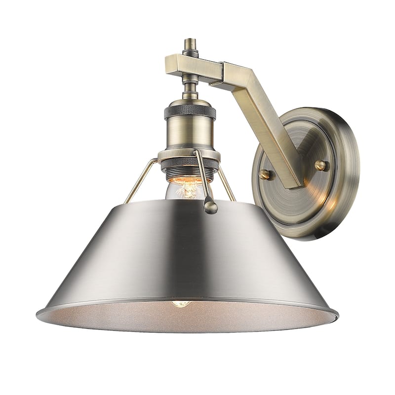 Orwell 1-light Conical Metallic Wall Sconce