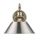 Option Aged Brass with Pewter
