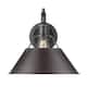 Option Matte Black with Rubbed Bronze