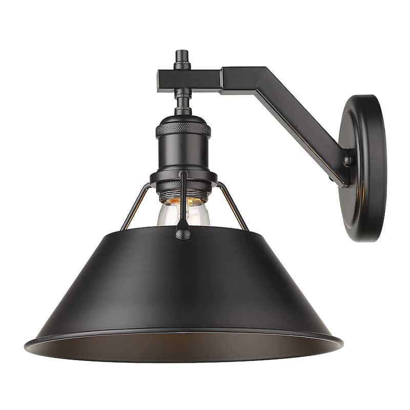 Orwell 1-light Conical Metallic Wall Sconce