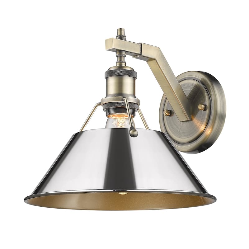 Orwell 1-light Conical Metallic Wall Sconce