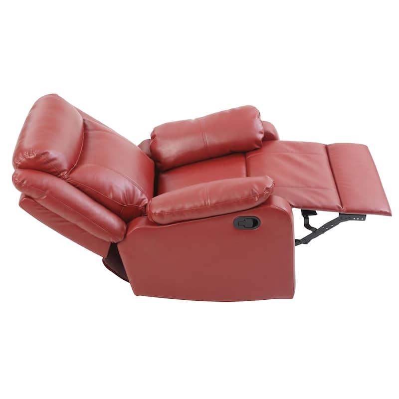 Copper Grove Zug Faux Leather Rocking Recliner