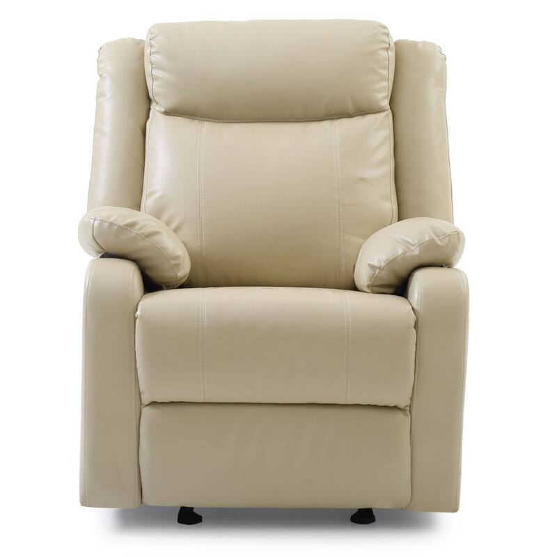 Copper Grove Zug Faux Leather Rocking Recliner