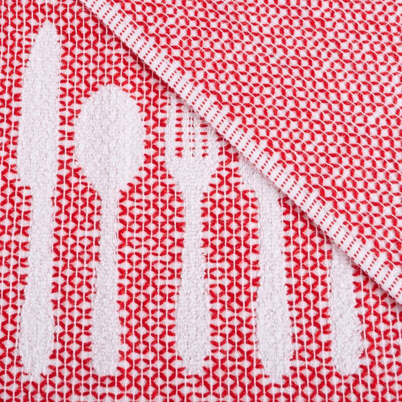 Kitchen Towel Set 100% Cotton Hand Towel / Dishtowels for Drying by Porch & Den - 16 x 28