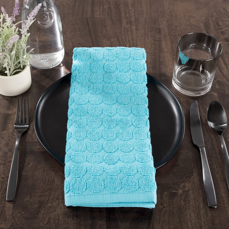Kitchen Towel Set 100% Cotton Hand Towel / Dishtowels for Drying by Porch & Den - 16 x 28