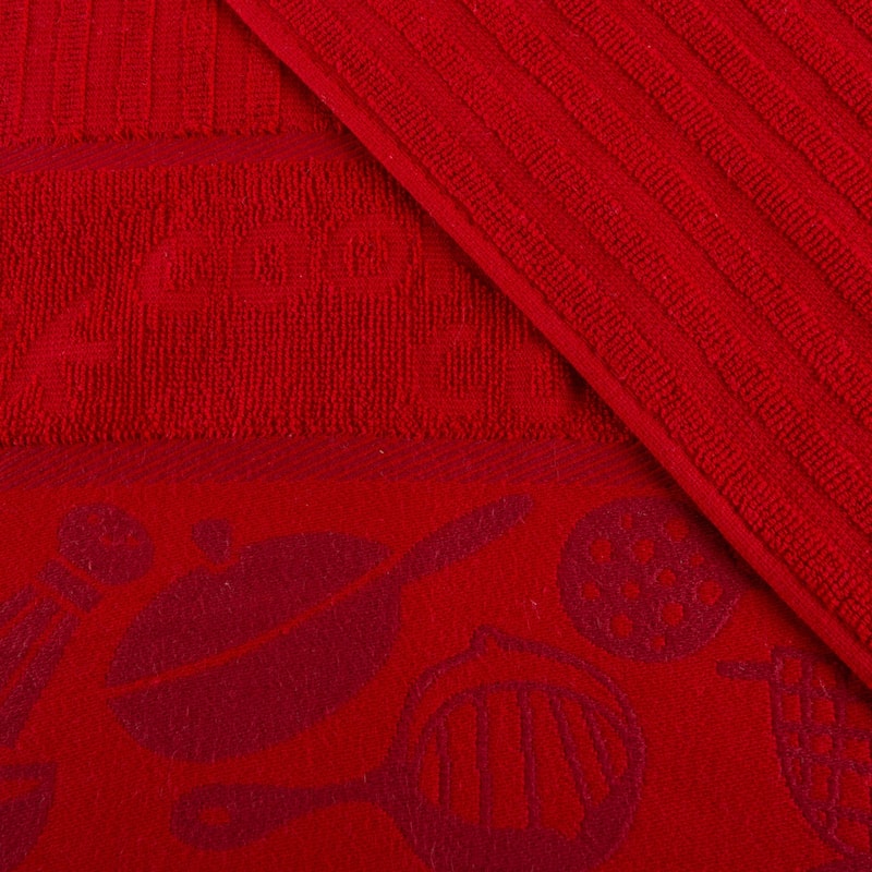 Kitchen Towel Set 100% Cotton Hand Towel / Dishtowels for Drying by Porch & Den - 16 x 28