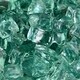 preview thumbnail 45 of 45, Original Indoor/Outdoor Firepit/Fireplace Glass 1/2 Inch - Irish Green, Reflective