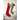 Set of Two Velvet Stockings with Kantha Fringe - Red and Green