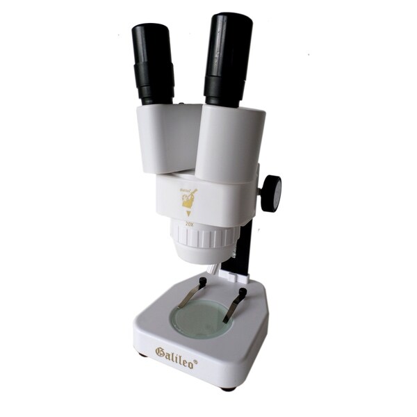 20-30x Stereo GEM Microscope with Adjustable Flexible Neck LED Light. Opens flyout.