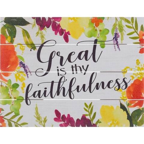 Wood Pallet Art - Faithfulness