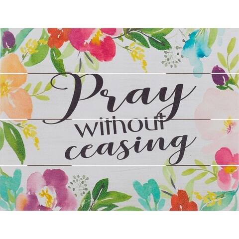 Wood Pallet Art - Pray