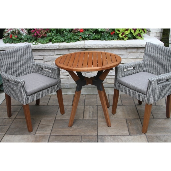 eucalyptus wood bistro set