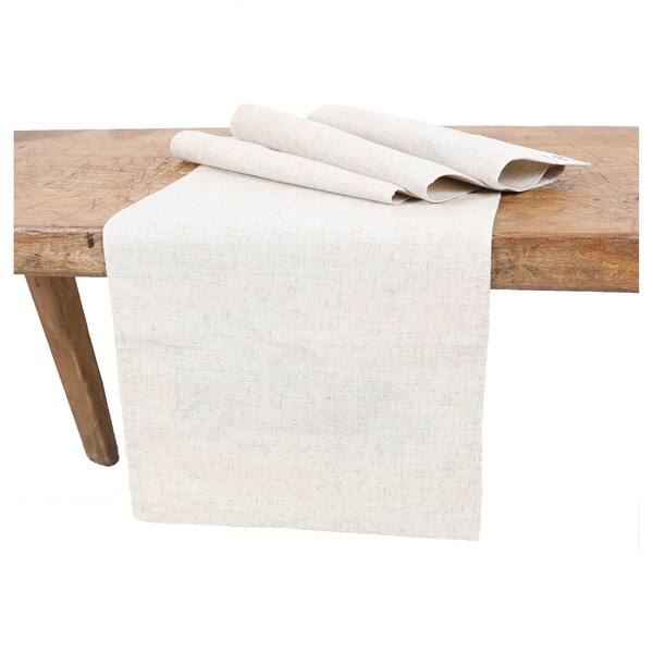 16 in. x 36 in. Holly Berry Wreath Embroidered Christmas Table Runner, Gray 16 in. x 36 in. Holly Berry Wreath Embroidered Christmas Table Runner, Gray