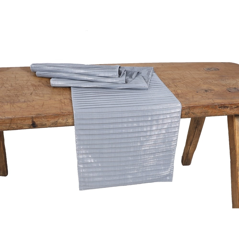 Moonbeam Contracted Table Runner, 15 by 70-Inch, Gold